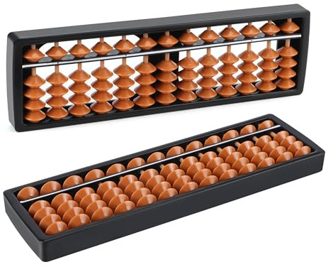 HO-SFSM 2 Stück Abacus Chinesischen, Perle Arithmetik Abakus Zählen, Zbacus Mathematical, für Kinder Berechnen und Rechnen Mathematikunterricht