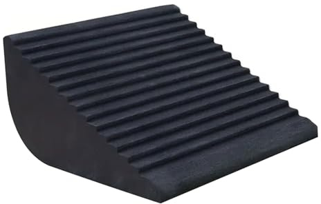Étireur de mollet incliné pour squats - Pour entraînement de force et d'équilibre - Pour entraînement de force et d'équilibre - Étirement durable du mollet - Planche d'étirement des pieds