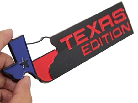 B225 Texas Edition - Adesivo per auto, con emblema 3D, colore: nero