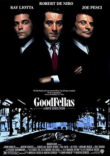 GoodFellas Classic Vintage 80's Movie Poster Art Glossy Poster (A3 297 × 420 mm)