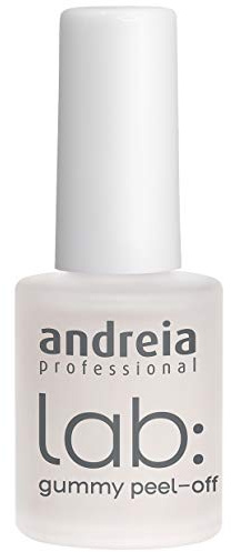 Andreia Professional Gummy Peel Off - LAB Nail Treatments - Peel off Base Coat Nail Polish Barrier and Liquid Cuticle Guard for Nail Art Protects Skin 10.5 ml