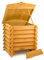 KCT 300L Large Outdoor Wooden Compost Bin Garden Kitchen Waste Eco Composter