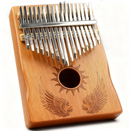 Kalimba 17 Key Thumb Piano, Portable Finger Piano Musical Instrument for Beginners Kids Adults,Ideal Gift