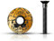 Riesel Design 1x stem:Cap Ahead Kappe aus Carbon inkl. Aluminium Schraube für Rennrad, Cyclocrosser & Mountainbike/Top Cap MTB/Stylische Vorbau- & Steuersatz Kappe für Gabelschäfte mit 1 1/8‘‘