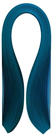 ODETOJOY 120 st pappersremsor 10 mm hantverk quilling papper 10 mm enfärgade pappersremsor 10 mm (blågrön)