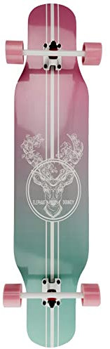 Longboard THE DONKEY 107cm - Surf su asfalto - Alta resistenza - Ideale per cruising, carving e danza - Per principianti ed esperti adulti - Cuscinetti ABEC-9 - Longboard 42