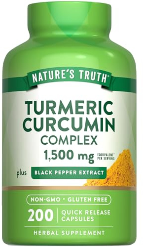 Nature's Truth Turmeric Curcumin Complex | 200 Capsules