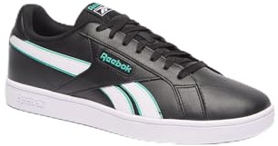 Reebok Sneaker retrò Court Unisex, Nero Bianco Unleashedgreen, 44 EU