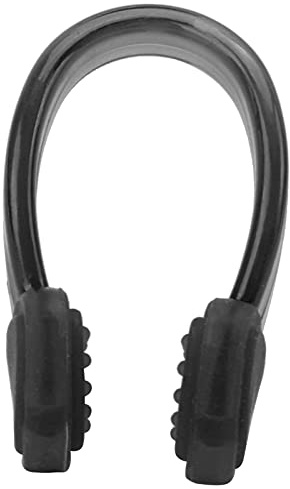 Clip da naso impermeabile per nuoto, clip per naso da surf, clip per naso da nuoto, borsone sportivo (nero)