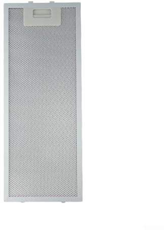 Filtro antigrasso per cappa aspirante, in metallo, per molte delle principali marche di cappe aspiranti (argento, 399 x 182 x 9 mm)