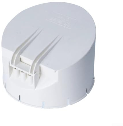 Soupape anti-retour pour tuyau de drainage - Bouchon de tuyau de pluie résistant aux insectes adapté à divers systèmes de drainage extérieur (75 mm)
