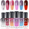 Set di 6 smalti che cambiano colore, controllo della temperatura, per donne, ragazze, manicure, salone a casa, regolare (colorato)
