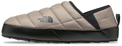 The North Face Men's Thermoball Traction Mule V Winter Shoe - Insulated & Water Repellent, Rubber Outsole, Mushroom Grey/TNF Black, 8