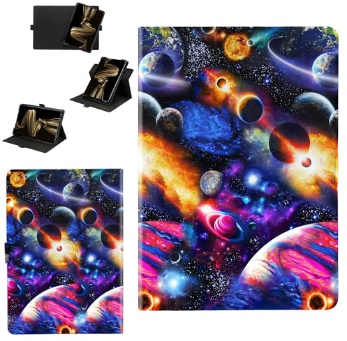 Custodia Compatibile per Amazon Fire HD 8 2024 8.0-pollici Tablet Cover Custodia Case [Funzione di rotazione a 360 gradi][Protezione rinforzata dei bordi contro le cadute] XQ