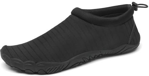 Mishansha Zapatos de Agua Hombre Mujer Secado Rápido Negro 44 EU
