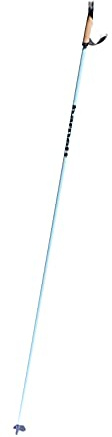 XC-09 Light Blue 130cm to 175cm Professional Carbon Cross Country/Roller Ski Poles (140cm)