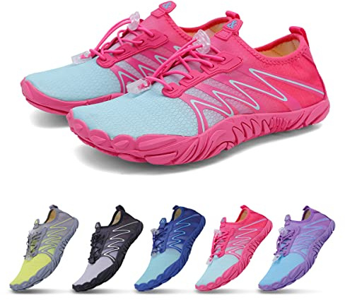 ziitop Water Shoes for Men Women Beach Barefoot Swim Rock Climbing Pool Shoes Socks, Anti-Slip Breathable Quick Dry Lightweight Slip-on, Outdoor Sport Hiking Walking Boating Fishing Diving Surfing
