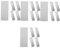 JECOMPRIS Metallbügel 20 Stk Eckstreben reparieren repair kit closet winkelschiene flacher Teller flache Halterung Metall Hardware Zubehör Montageplatte Regal Rostfreier Stahl Metallplatte