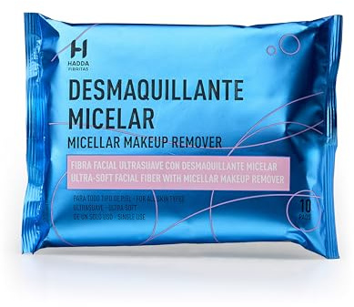 Hadda Fibritas. Desmaquillante Micelar Delicado para Pieles Sensibles. Cuidado Facial Eficaz y Suave. Producto Dermatológicamente Testado100% Hipoalergénico