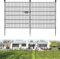 HEYOUTH Teichzaun, Gartenzaun,Steckzaun Metall,10 Zaunelemente(75 * 81cm)+11 Befestigungsstäben,Gitterzaun, Freigehege,Tiergehege Freigehege zaun für hunde