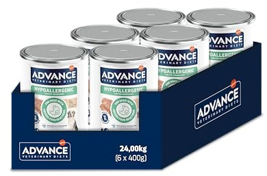 Advance Diets Nourriture Humide pour Chiens - Hypoallergenic Limited Ingredient Canard -6 boîtes de 400g