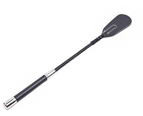 chenyesun Peitsche Leder Schwarz erotische Peitschen 35cm /45cm Reitpeitschen Reitgerten Gerten Sex Spielzeug für SM Bondage (35CM)