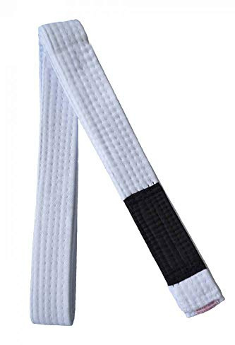 Keiko Sports BJJ Brazilian Jiu Jitsu Belt, Unisex Adult, White, A2 (9 Feet)