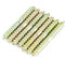 20 piezas 5x40mm tornillo de espiga de hierro tornillo de doble punta galvanizado rosca autorroscante tornillo de madera a madera tornillo de espiga de madera de conexión