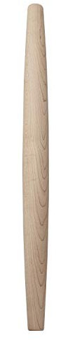 KitchenAid Maple Wood Tapered Rolling Pin, 51 cm, Sleeved