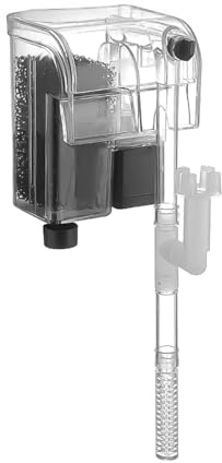 WANGCL Filtro de cascada para acuario, filtro externo de suspensión con bomba de oxigenación con membrana de eliminación de aceite - Caudal 250 l/h