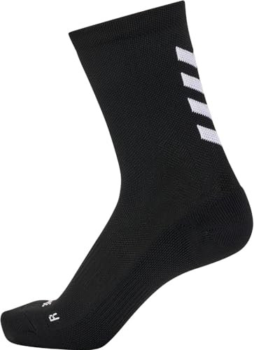 hummel Unisex Kinder Hmlessential Training Sock, BLACK/WHITE, 31-34 EU