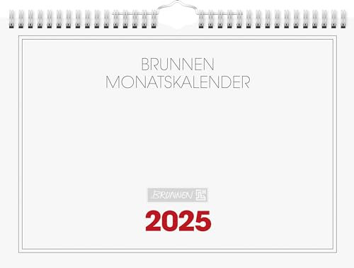 BRUNNEN Monatskalender 2025 | 297×210 mm