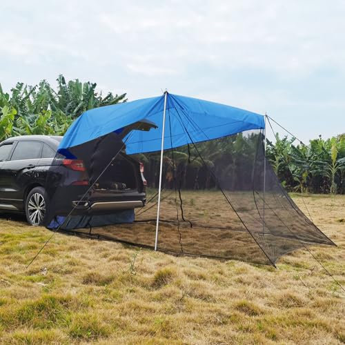 Tienda de campaña instantánea para camioneta SUV resistente a la lluvia para camping tronco, tiendas de campaña para 34 personas, 300 x 200 x 200 cm