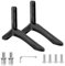 ALHOX 2Pcs Universal TV Stand Base Mount Bracket Table Holder For 32-65 Inch Vizio LCD TV Not For LG TV Television Access