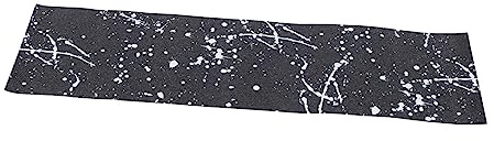 BESPORTBLE Skateboard Griptape aus Sandpapier Schwarz Weiß Rutschfestes Griffband mit Aufkleber Langlebiges Longboard Zubehör für Kinder und Scooter