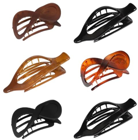 Pinzas planas para el pelo, horquillas horizontales, pinzas de plátano, accesorios vintage para la cabeza, tocado para familiares, amigos, colegas