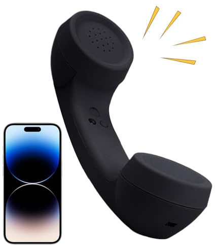 Retro trådlös bärbar laddningsbar, med trådlösa bluetooths och USB-handenheter, har högupplöst mikrofon, för mobiltelefoner strålningssäker bekväm samtalStrålningssäker