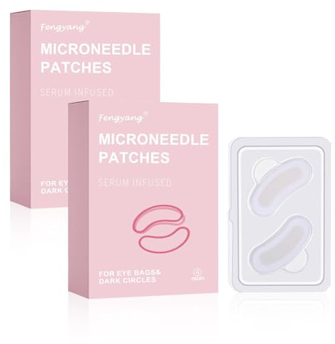 Fengyang® Patch Occhi Micro-Aghi, Rassodanti Occulari Naturali Cerotti Acido Laluronico Solubili, per Le Donne, Trucco Bellezza Viaggiatori, Matrimoni E Serate