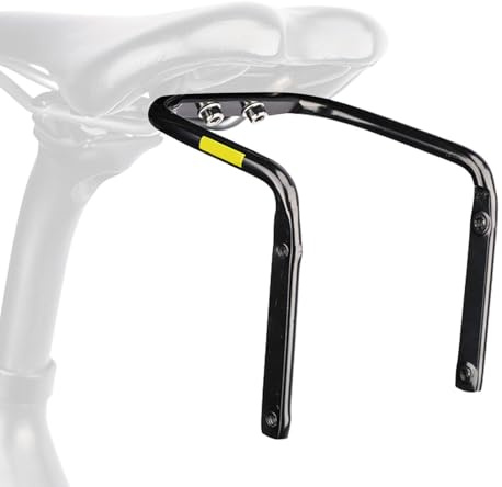 Zizhiou Stabilizzatore Per Borsa Da Sella, Supporto Per Borsa Da Sella Bicicletta Antioscillazione, Supporto Posteriore Con Fori Di Montaggio Per Portabottiglie, Universale Per Cicloturismo E