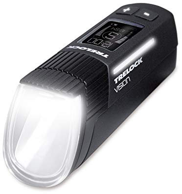 TRELOCK LS 760 I-Go Vision, Fahrradlicht Vorne, 100 Lux, USB Aufladbar, LED Fahrradlampe mit 5 Lichtmodi, 120 m Sichtweite