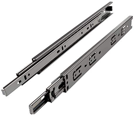 SOTECH 1 Paar Vollauszüge KV2-45-H45-L250-NF 250 mm (eingeschoben) Schubladenschiene mit 45 Kg Tragkraft