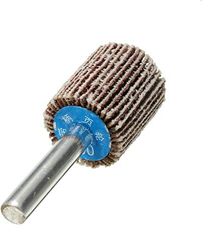 15-80mm 80 grit otturatore testa mola girante levigatura disco lamellare abrasivo rettifica utensile 6mm codolo per trapano accessori, 20mm