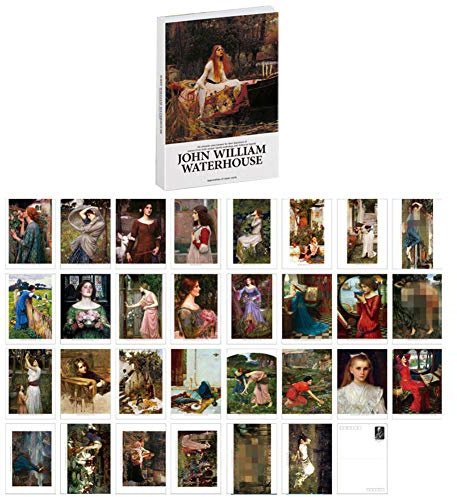 30 PCS 1 Set Cartoline di opere di pittori famosi Cartoline di letteratura e arte Biglietti d'auguri di compleanno Cartoline in bianco regalo A34
