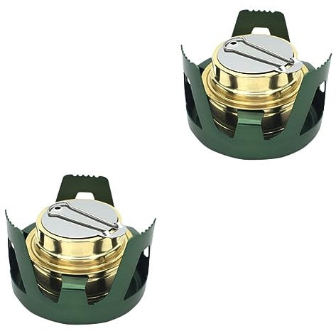 Kisangel 2 Stücke Alkohol Herd Suort Für Camping Küche Direkt Alkohol Tragbare Winddicht Herd