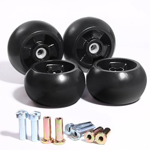 48 Deck Gauge Wheel Kit for John Deere 48 54 62 72 60“ Deck Lawn Tractor Mowers Replace Part# AM125172 AM124706 210-300 4 Pack