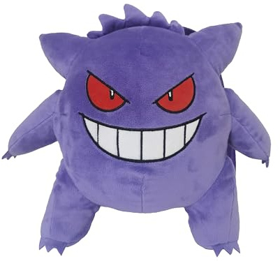 CyP Brands Pokémon Kinder-Rucksack, Plüsch-Design, mit verstellbaren und abnehmbaren Bändern, Violett, offizielles Produkt, dunkelviolett, Estandar, Casual