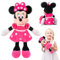 Minnie Maus Plüschtier, 35cm Kuscheltier Minnie Maus Rosa, Minnie Plüschpuppen Kinder, Stofftier Mouse, Plüschfigur für Geburtstage, Plüsch Spielzeug für Mädchen und Jungen Kindergeschenk (Minnie)