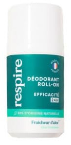 Respire Déodorant Roll-on Fraîcheur de Aloe, 50ml