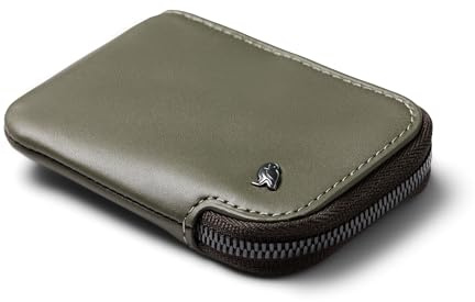 Bellroy Leather Card Pocket Wallet (Max. 15 Cards and Bills) - Willow