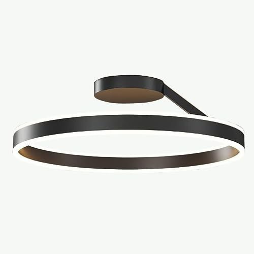 Moderna plafoniera a LED dimmerabile con telecomando Illuminazione interna Elegante lampada a incasso ad alta efficienza energetica per ampia copertura di illuminazione Design alla moda e alla moda